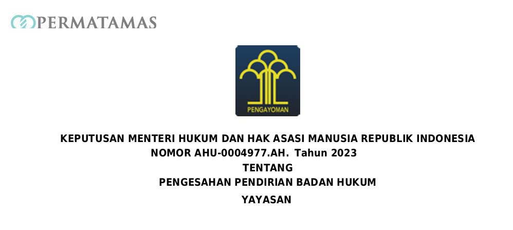 jasa pengurusan yayasan