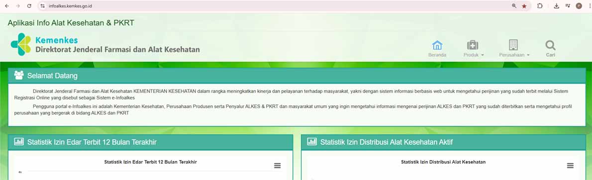 cara cek izin edar pkrt kemenkes