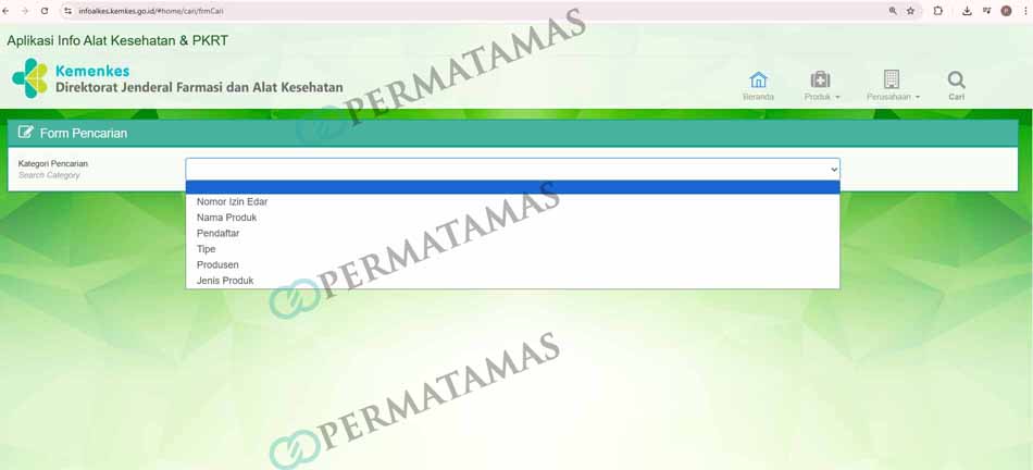 Cara Cek PKRT Online Resmi di Kemenkes RI