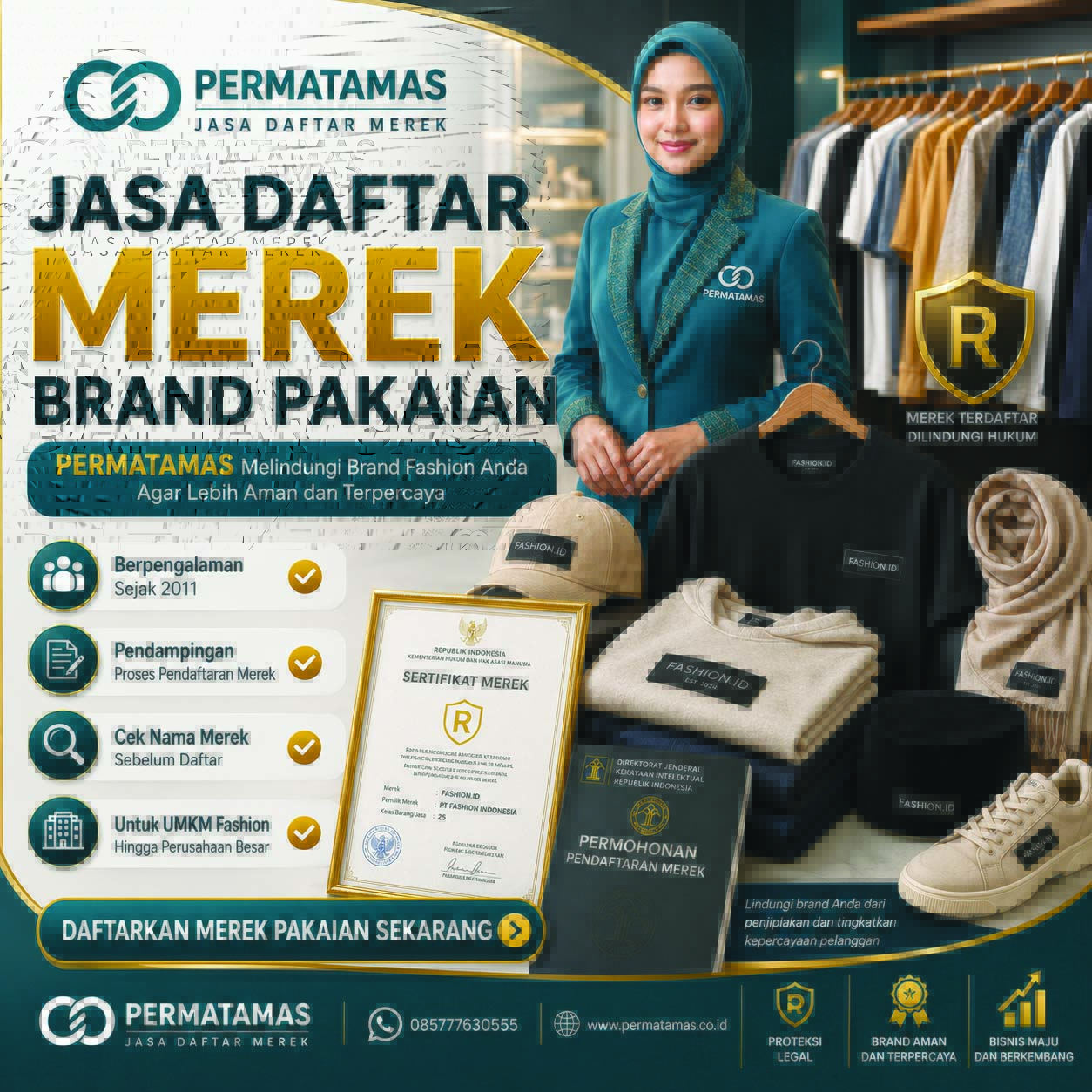 Apakah Brand Fashion Wajib Daftar Merek?