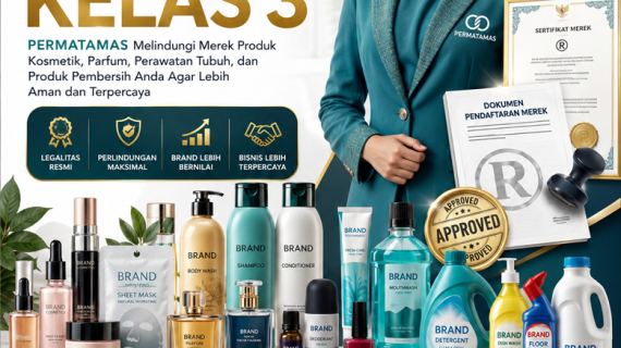 Kelas 3 Merek HAKI: Kosmetik, Skincare & Sabun | PERMATAMAS
