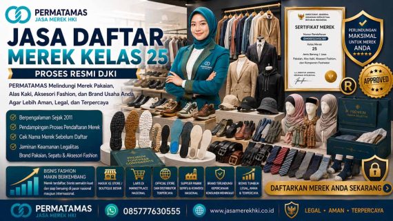 Jasa HKI Kelas 25 Merek Jaket, Gamis, Hijab, Hoodie, dan Sepatu Olahraga DJKI – PERMATAMAS