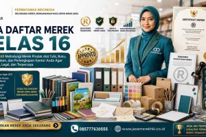 Jasa Pendaftaran Merek Kelas 16 Kertas, Alat Tulis Kantor, Buku, Kemasan Karton, dan Bahan Cetakan Resmi PERMATAMAS