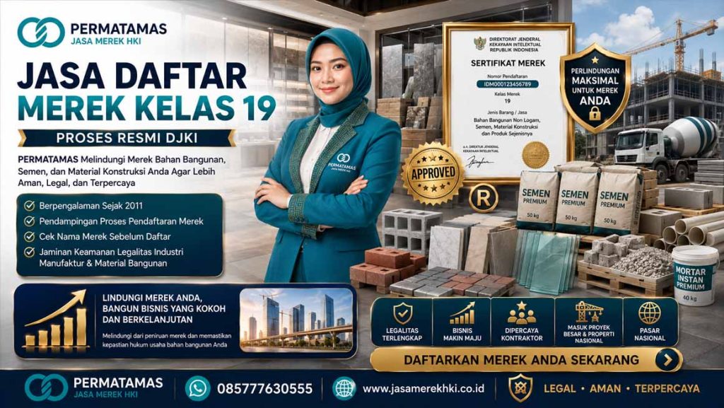 Jasa Pengurusan Hak Merek Keramik Lantai, Pipa Beton, Genteng, Marmer, dan Papan Gypsum Kelas 19 Resmi DJKI – PERMATAMAS