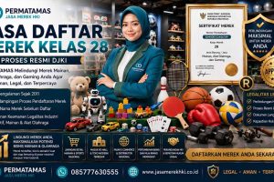 Jasa Pendaftaran Merek Kelas 28 Mainan Anak, Video Game, Alat Olahraga, Alat Pancing, dan Dekorasi Pesta Resmi PERMATAMAS