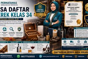 Jasa Pendaftaran Merek Kelas 34 Tembakau, Rokok, Rokok Elektrik, Liquid Vape, dan Korek Api Resmi PERMATAMAS
