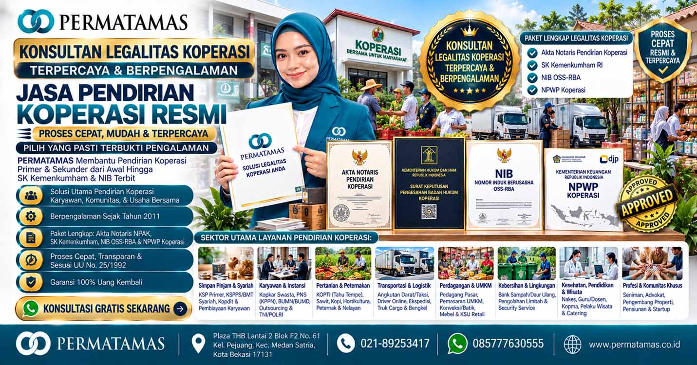 Jasa Pendirian Koperasi Simpan Pinjam (KSP) Primer: Proses Legalitas dan Persiapan Usaha
